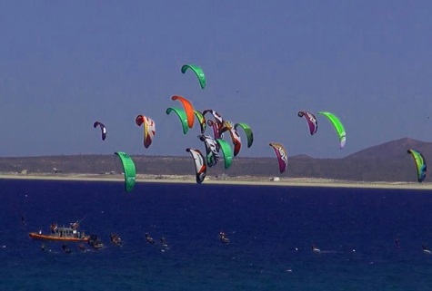 Kiting Las Arenas Baja Mexico